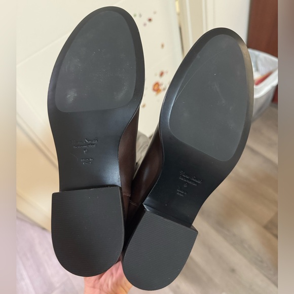 New without box REFORMATION x Nara Smith knee high leather boots size 9 - Picture 3 of 10